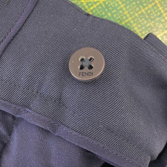 Fendi crease detailing cropped flare trousers size 36 - Picture 11 of 13